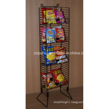 Free Standing Wire Chips Display Rack (PHY1060F)